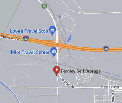 Map to affordable Fernley storage
